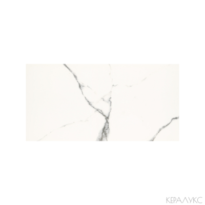 Фаянс MAXI White 30х60 см, тип мрамор, гланц