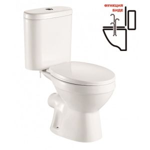 Моноблок с БИДЕ LINNI ICC 6576P BIDET, задно оттичане