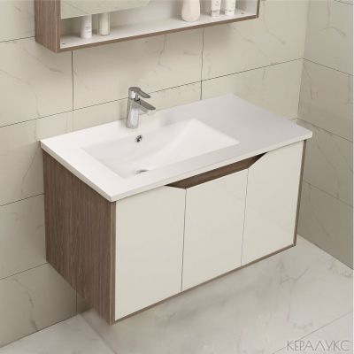 Мебел за баня ПВЦ ICP 9155 с мивка с десен плот 9066L