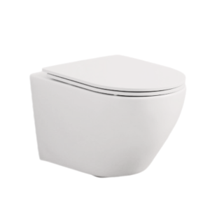 Конзолна тоалетна чиния RIMLESS ICC 4937W, бял мат