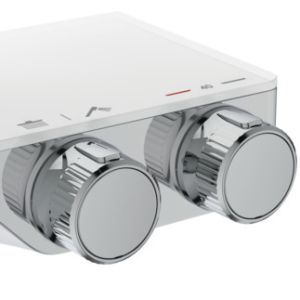 ПРОМО Душ система Ceratherm S200 с термостатен смесител за душ и поставка за принадлежности