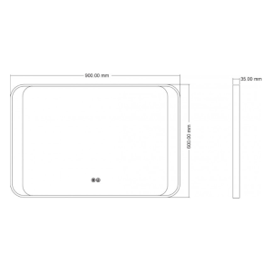 LED огледало за баня ICL1822