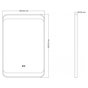 LED огледало за баня ICL1821