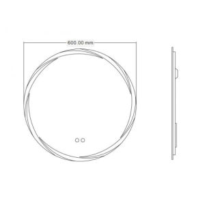 LED огледало за баня ICL 1844